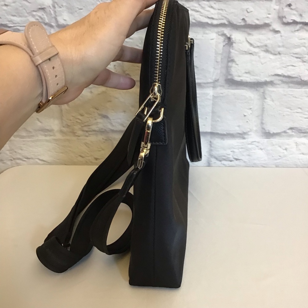 Kate Spade Dawn Laptop Bag Zipper Closure Crossbody Strap Black Logo Retail $319 - Picture 7 of 11